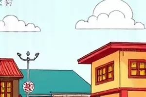《建立边界感的日常练习》封面：地板上画出的一条粉笔线