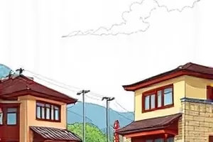 《一起做饭的三次小翻车》封面：厨房台面上撒落的面粉